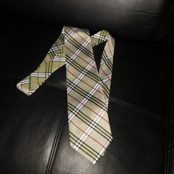 burberry green tie